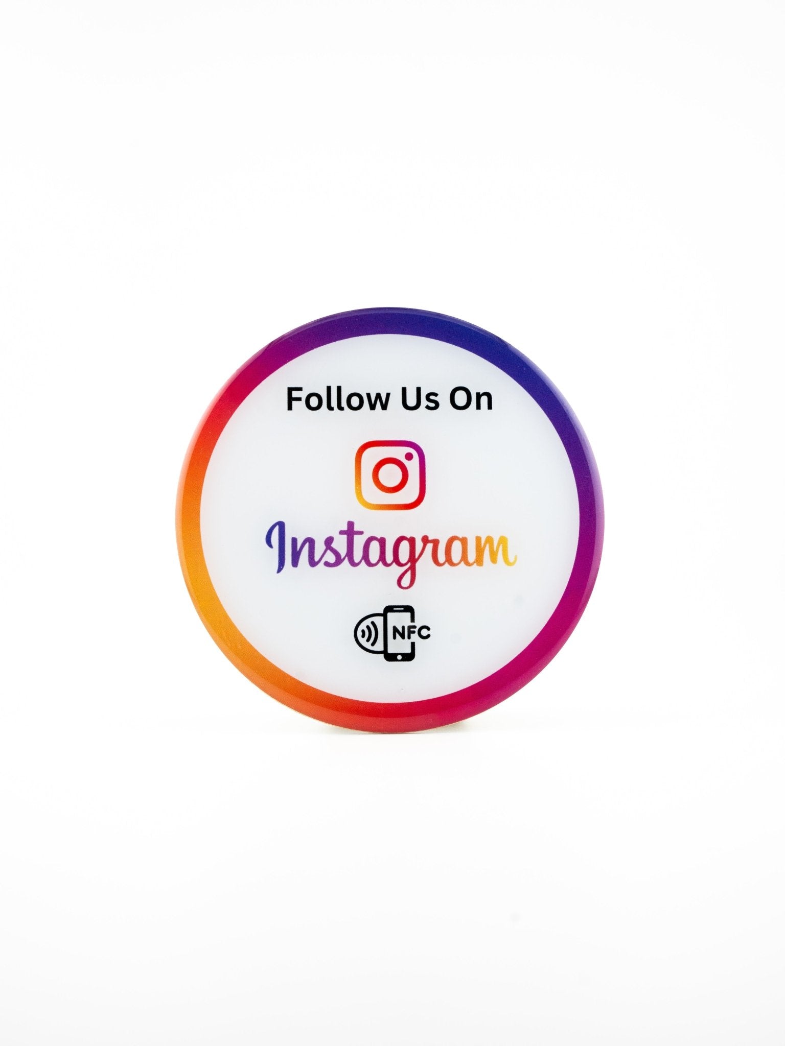 Hochwertiger NFC - Aufkleber für mehr Instagram - Follower - Custom Ratings